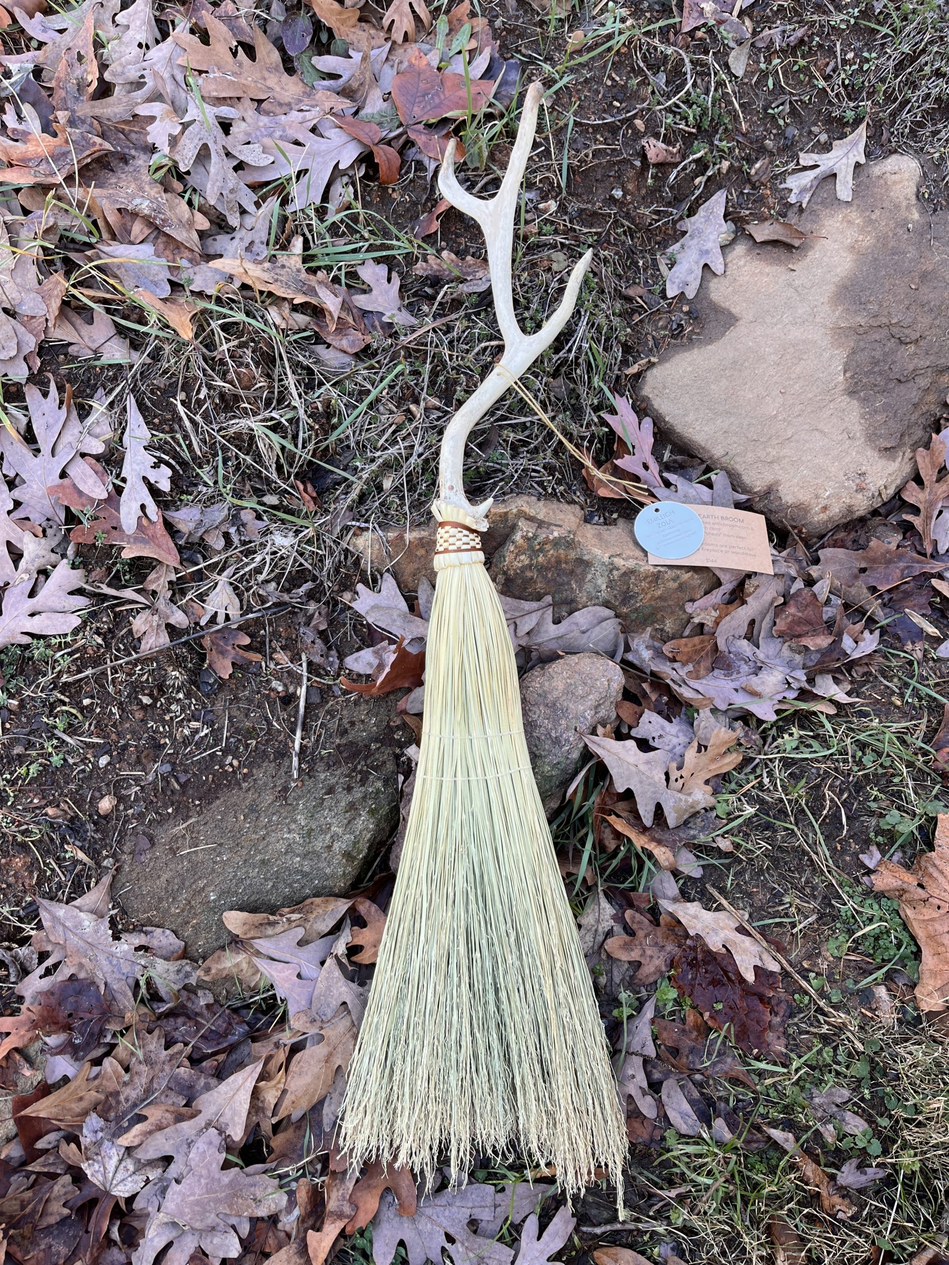 Hearth Broom - Natural - Fireplace Broom