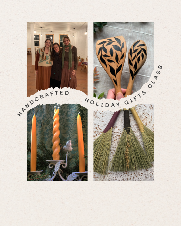 Handcrafted Holiday Gift Workshop - Brooms, Spoons, Candles : December 18th