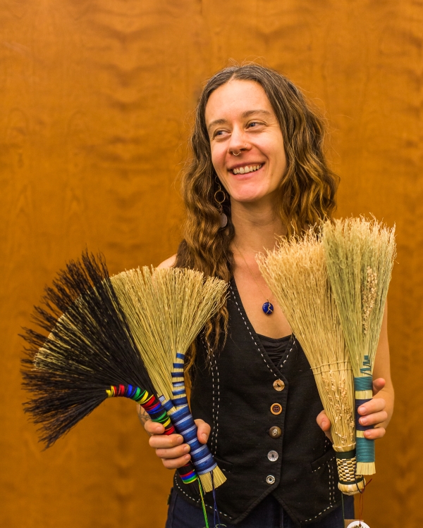 Online Broom-making Course: Whisks, Besoms, Weaving, Stitching & Adornments